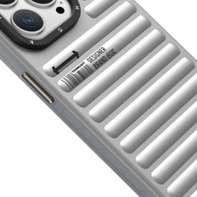 YoungKit iPhone 14 Pro Uyumlu Kılıf Mat Renkli Tasarım Youngkit Original Serisi Kapak Gümüş