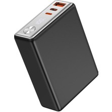 Wiwu Taşınabilir Powerbank WI-P005 Rock LED Ekranlı Pd 20W 10000MAH Siyah