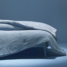 Puffy Mellove Sherpa Çift Kişilik Yorgan - Indigo