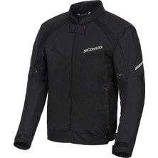 Scoyco JK118 Yazlık Fileli Mont Siyah 2XL Nefes Alabilir Kumaş ile Rahat Sürüş İçin Tasarlandı