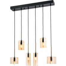 Ekol Venüs 6'lı Sıralı Sarkıt Avize