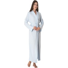 Effortt Mavi Kadın Sabahlık