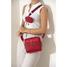 Silver Polo Kadın Çapraz Çanta Kırmızı - Kırmızı SP1038
