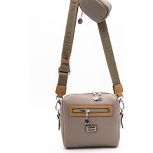 Silver Polo Kadın Çapraz Çanta Kum - A.taba SP1038