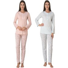 Effortt Pembe Kadın Pijama Takımı