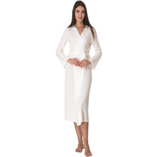 Effortt Ekru Kadın Sabahlık