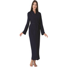 Effortt Lacivert Kadın Sabahlık