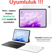 Wowacs Huawei Matepad Air 2023 11.5" Uyumlu 360° Dönebilen Standlı Tablet Kılıfı  Mavi