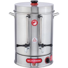 Işıkgaz Sılverınox Eko Seri Çay Makinesi 250 Bardaklı, 23 Lt