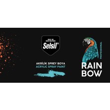 Selsil Rainbow Akrilik Sprey Boya Sülfür Sarısı 400 ml - RAL1016