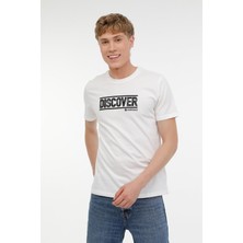 Lumberjack ml Urban 11SD4006 3pr Ekru Erkek Kısa Kol T-Shirt