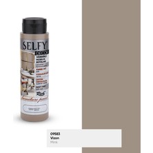 Rich Selfy Decor Vernikli Boya 5850 500 cc Vizon Renkli Su Bazlı Mobilya Boyası