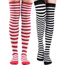 Mood Agenda Pamuklu Diz Üstü Çorap 2 'li Set