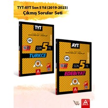 A Yayınları TYT Türkçe AYT Edebiyat Son 5 Yıl Çıkmış Sorular Seti 2019-2023