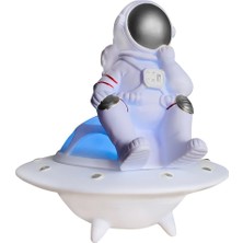 Keyfim Shop Masa Üstü Astronot Lamba ve Ses Hoparlörleri