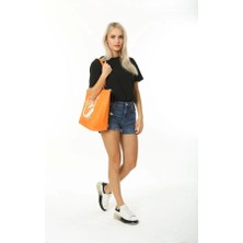 Shoecide Summer Beach Bag Plaj Çantası Turuncu