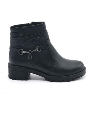 Marka Yılmaz Tokalı Deri Içi Kürklü Kaymaz Taban Rahat Kadın Bot Marka 829