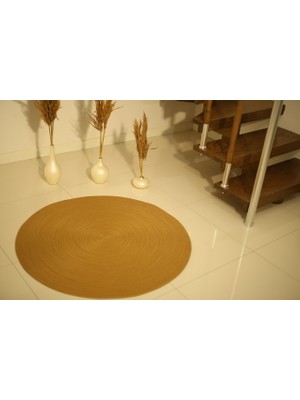 Ersu Ahat Home Desıgn Gold Model Jüt Tasarım Örme Kilim