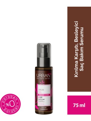 URBAN Care Argan Oil & Keratin Kırılma Karşıtı Saç Bakım Serumu 75 ml - vegan
