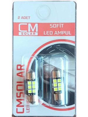 Cmsolar 31MM Sofit LED Beyaz Işık Ampul Tavan-Plaka Aydınlatma