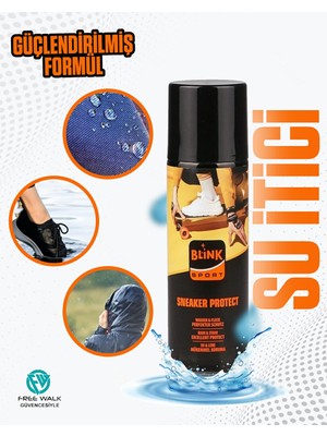 Blink Sport Sneaker Protect Su Geçirtmez ve Lekeden Koruyucu Sprey 200 ml