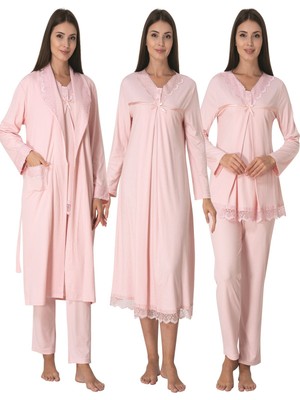 Effortt Pembe Hamile Lohusa Set