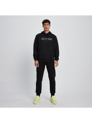 Ellesse Erkek Sweatshirt Kapüşonlu Siyah