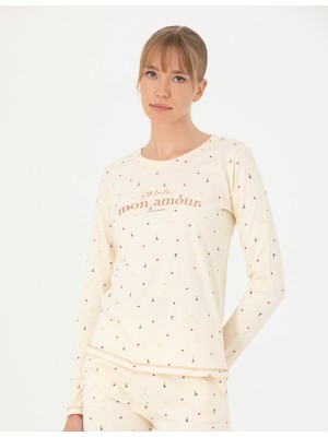 Pierre Cardin Kadın Açık Sarı Pijama Takımı 50286400-VR004