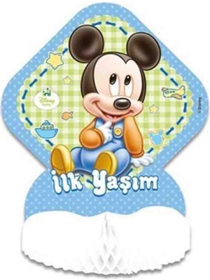 Balonevi Disney Baby Mıckey Mouse Ilk Yaşım Temalı Set