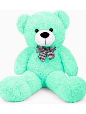 Sole 90 cm Rengarenk Papyonlu Peluş Ayıcık - % 100 Yerli