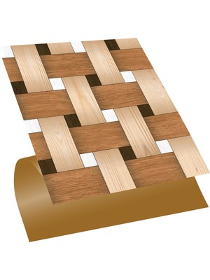 Tink Kendinden Yapışkanlı Ahşap 007 Desenli Pvc Karo 30X30 cm (11 Adet) 1m2