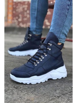 Bpm Wagoon WG07 Lacivert Uzun Bağcıklı Postal Bot