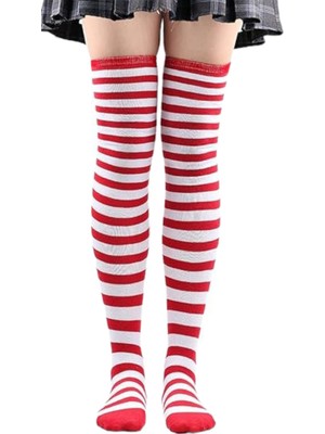 Tezzgelsin Pamuklu Diz Üstü Çorap