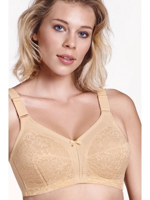 Nariya Kadın Büyük Beden Sütyen Geniş Toparlayıcı Günlük Rahat Sütyen Iç Giyim Battal Çamaşır Toparlayıcı Yarım Atlet