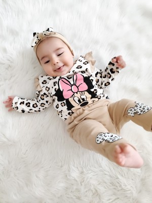 Baume Clothes Leoparlı Mickey 2 Li Takım