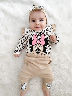 Baume Clothes Leoparlı Mickey 2 Li Takım