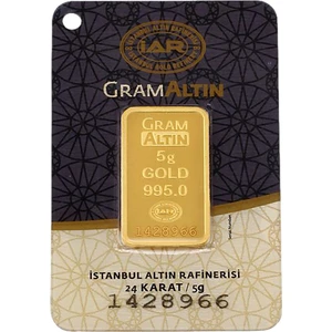 T51 Tuğrul Altın 5 Gram  Külçe Altın  24 Ayar