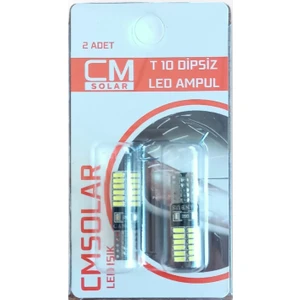 T10 Dipsiz LED Beyaz Işık Ampul Park-Plaka-Tavan Aydınlatma