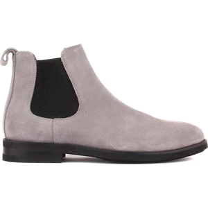 Gri Süet Erkek Chelsea Bot