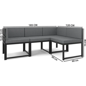 Wood House Ceylin 4'lü Koltuk Takımı (MUTFAK,BAHÇE,BALKON,OTURMA ODASI)