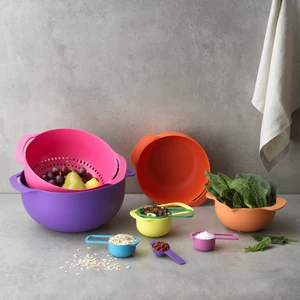 Pratico Karıştırma ve Ölçü Kabı Seti 9 Parça-Aso