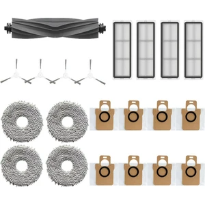 Dreame Bot L10S Pro L10S Ultra Robot Süpürge Yedek Parça, Kauçuk / Yan Fırça, Filtre, Paspas Bezi, Toz Torbası (Yurt Dışından)