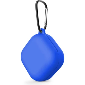 Samsung Galaxy Buds Fe Kılıf Askılı Mat Silikon Saks Mavi
