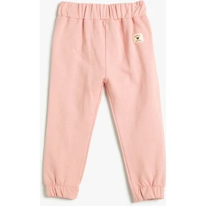 Basic Jogger Eşofman Altı Şardonlu Pamuklu Beli Lastikli
