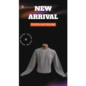 Erkek Platin Gri Sweatshirt