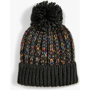 Triko Bere Ponpon Detaylı