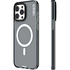 iPhone 15 Pro Uyumlu Kılıf Magsafe Şarj Özellikli Youngkit Crystal Color Serisi Kapak Siyah