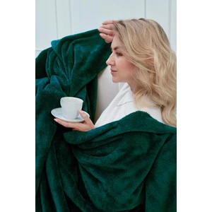Mislina deluxe Wellsoft Battaniye Zümrüt Yeşil Çift Kişilik 200X220
