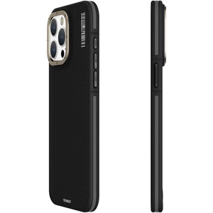 iPhone 15 Pro Uyumlu Kılıf Magsafe Şarj Özellikli Youngkit 600D Kevlar Kapak Siyah