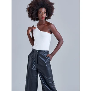 Tek Omuz Body - Ekru